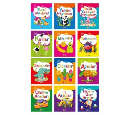 Küçük Kaşifin Boyama Kitabı (12 Kitap Takım) Küçük Kaşifin Boyama Kitabı (12 Kitap Takım)