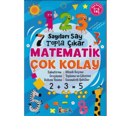 Sayıları Say Topla Çıkar Matematik Çok Kolay - 5-6 Yaş