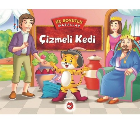 Üç Boyutlu Masallar - Çizmeli Kedi (Ciltli) Üç Boyutlu Masallar - Çizmeli Kedi (Ciltli)