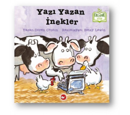 Yazı Yazan İnekler (Ciltli) - Organik Kitaplar Yazı Yazan İnekler (Ciltli) - Organik Kitaplar