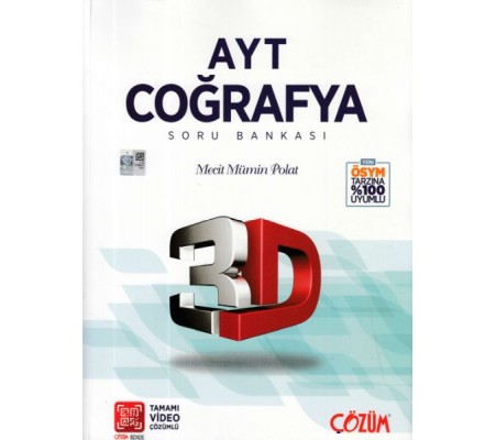 3D AYT Coğrafya Soru Bankası (Yeni)