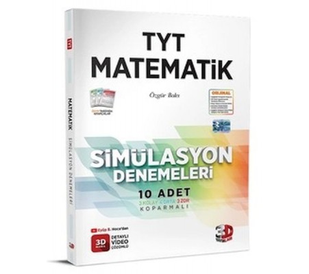 3D TYT Matematik Simülasyon Denemeleri 2023 Detaylı Video Çözümlü