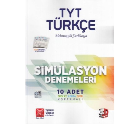 3D TYT Türkçe Tamamı Video Çözümlü Simülasyon Denemeleri (Yeni)