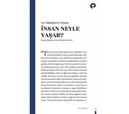 İnsan Ne İle Yaşar? İnsan Ne İle Yaşar?