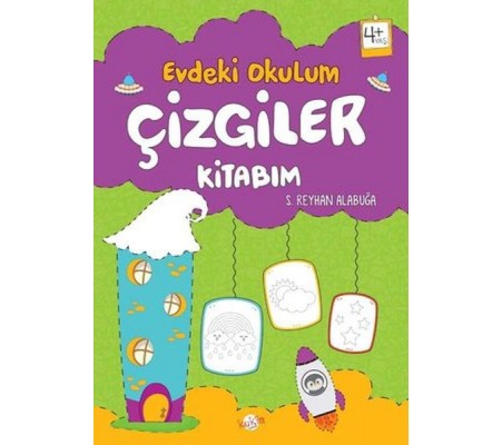 Evdeki Okulum Çizgiler Kitabım 4+Yaş Evdeki Okulum Çizgiler Kitabım 4+Yaş