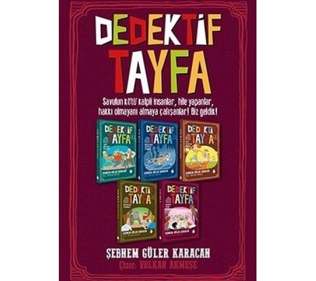 Dedektif Tayfa Seti - 5 Kitap Takım Dedektif Tayfa Seti - 5 Kitap Takım