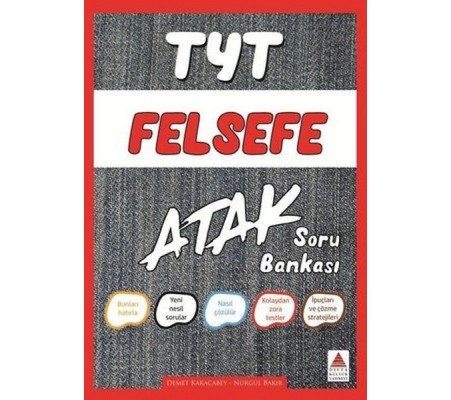 Delta TYT Felsefe Atak Soru Bankası (Yeni)