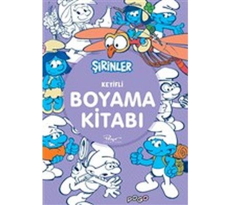 Keyifli Boyama Kitabı - Şirinler