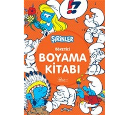 Öğretici Boyama Kitabı - Şirinler
