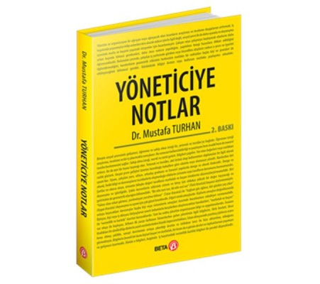 Yöneticiye Notlar Yöneticiye Notlar