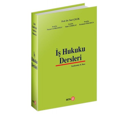 İş Hukuku Dersleri (Ciltli)