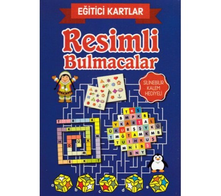 Eğitici Kartlar Resimli Bulmacalar