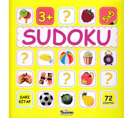 Sudoku 5x5 Sarı Kitap Sudoku 5x5 Sarı Kitap