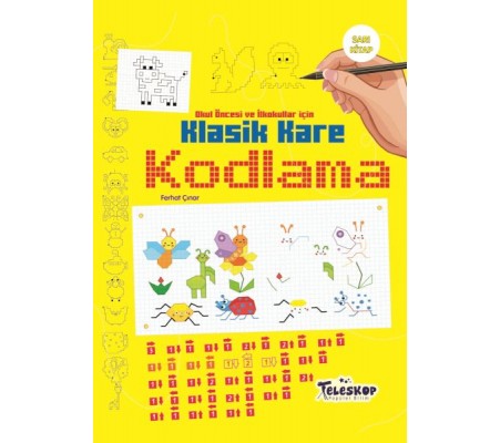 Klasik Kare Kodlama Sarı Kitap