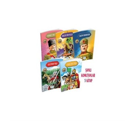 Şanlı Komutanlar İz Bırakanlar Serisi 5 Kitap Set