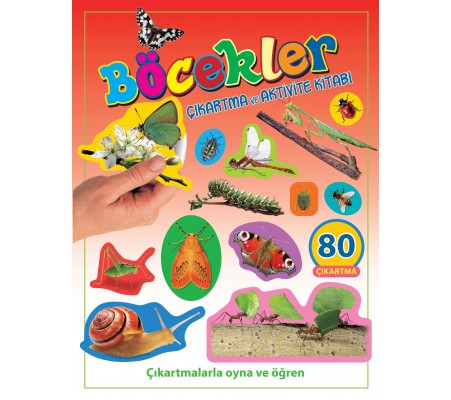 Böcekler - Çıkartma ve Aktivite Kitabı