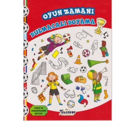 Oyun Zamanı Bulmacalı Boyama