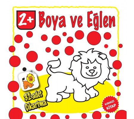 Boya ve Eğlen Kırmızı Kitap