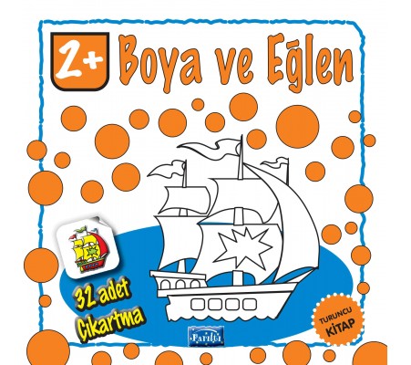 Boya ve Eğlen Turuncu Kitap