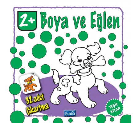 Boya ve Eğlen Yeşil Kitap