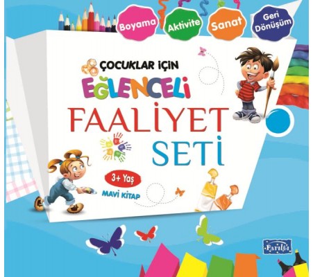 Eğlenceli Faaliyet Seti - Mavi Kitap - 3+ Yaş Eğlenceli Faaliyet Seti - Mavi Kitap - 3+ Yaş