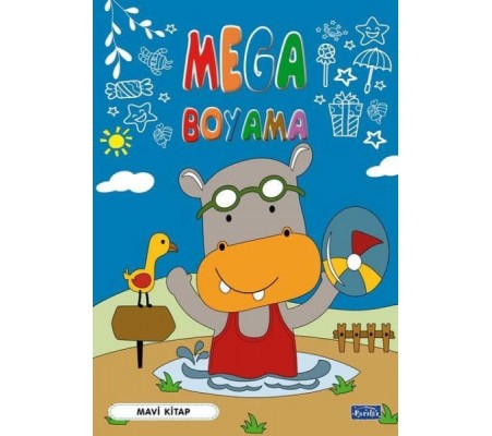 Mega Boyama Mavil Kitap