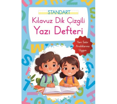 Kılavuz Dik Çizgili Yazı Defteri Büyük Boy - Mavi Kılavuz Dik Çizgili Yazı Defteri Büyük Boy - Mavi