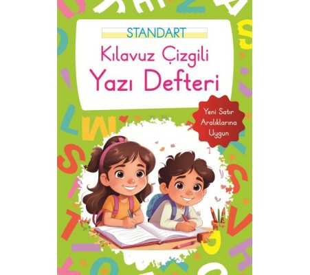 Kılavuz Çizgili Yazı Defteri Büyük Boy - Yeşil Kılavuz Çizgili Yazı Defteri Büyük Boy - Yeşil