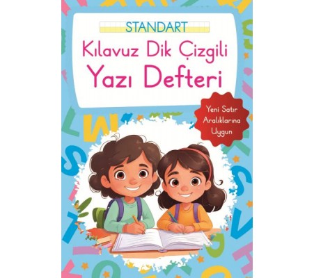 Kılavuz Dik Çizgili Yazı Defteri Küçük Boy - Mavi Kılavuz Dik Çizgili Yazı Defteri Küçük Boy - Mavi