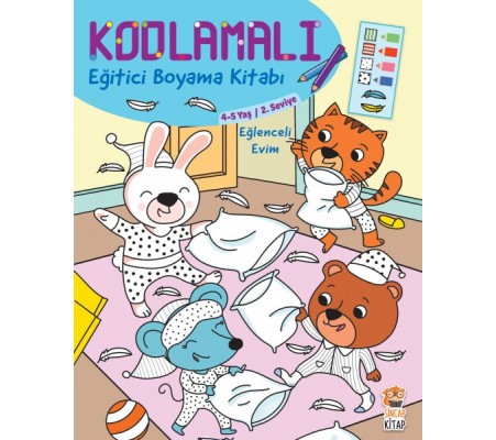 Kodlamalı Eğitici Boyama Kitabı - Eğlenceli Evim Kodlamalı Eğitici Boyama Kitabı - Eğlenceli Evim