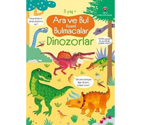 Ara ve Bul Resimli Bulmacalar - Dinozorlar