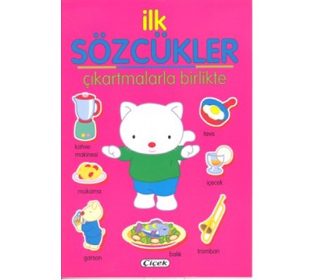 İlk Sözcükler - Çıkartmalarla Birlikte Pembe