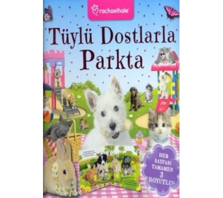 Tüylü Dostlarla Parkta - 3D Lisanslı Kitaplar