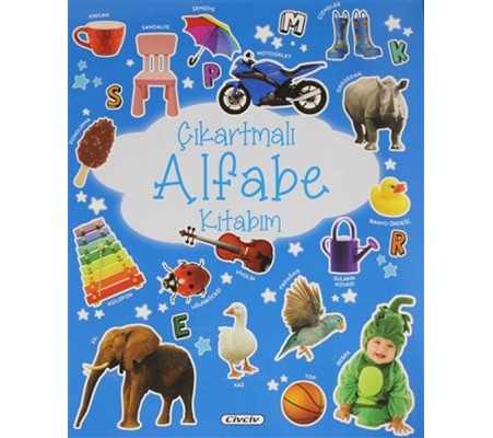 Çıkartmalı Alfabe Kitabım