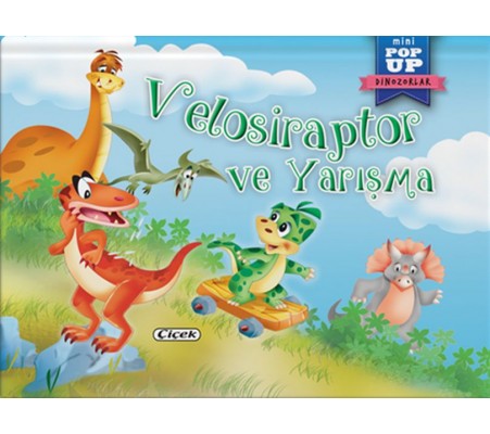 Pop-Up Mini Dinozorlar - Velosiraptor Ve Yarışma Pop-Up Mini Dinozorlar - Velosiraptor Ve Yarışma