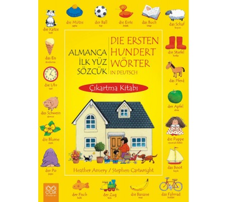Almanca İlk Yüz Sözcük Çıkartma Kitabı