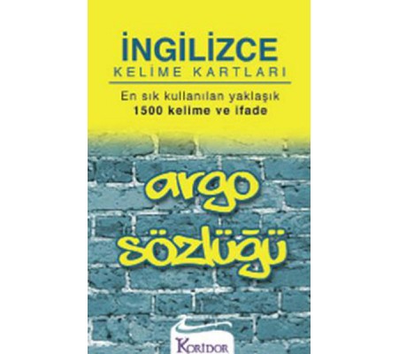 Argo Kelime Kartları (İngilizce)