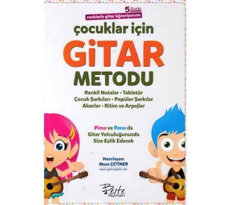 Çocuklar İçin Gitar Metodu - Renklerle Gitar Öğreniyorum