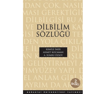 Dilbilim Sözlüğü Dilbilim Sözlüğü