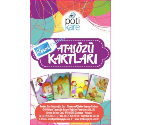 Resimli Atasözü Kartları Resimli Atasözü Kartları