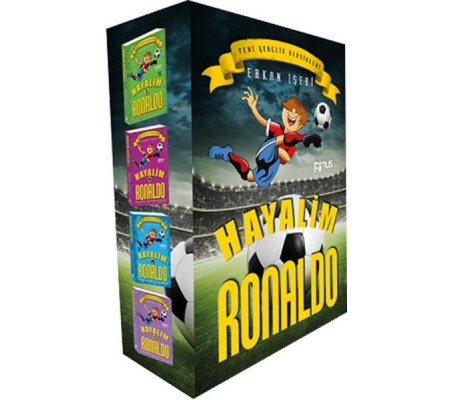 Hayalim Ronaldo Seti - 4 Kitap kutulu Hayalim Ronaldo Seti - 4 Kitap kutulu
