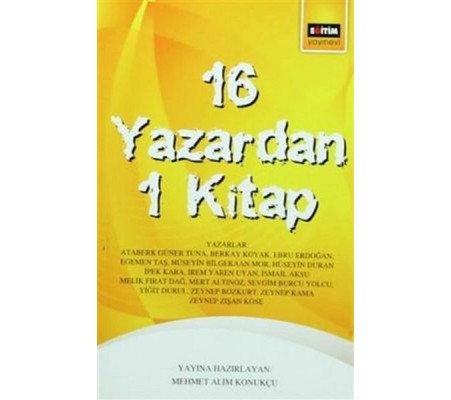 16 Yazardan 1 Kitap