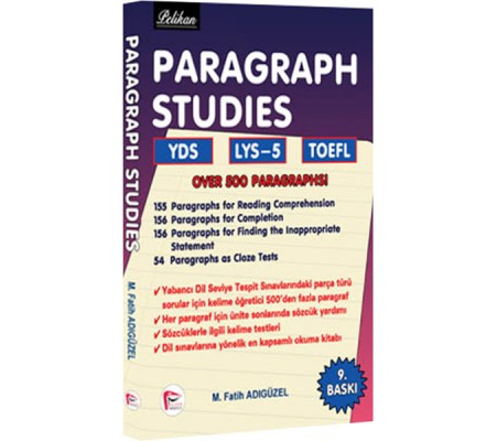 Pelikan Paragraph Studıes Yds - Lys - 5 - Toefl Pelikan Paragraph Studıes Yds - Lys - 5 - Toefl