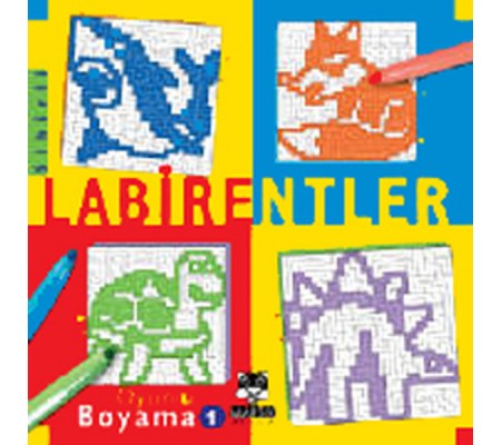 Marsık Labirentler-Oyunlu Boyama