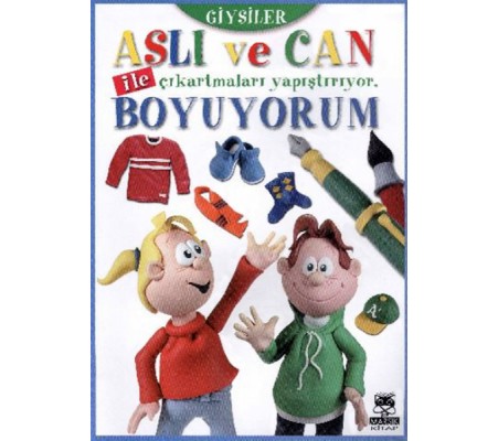 Aslı Ve Can Giysiler Çıkartma Boyama