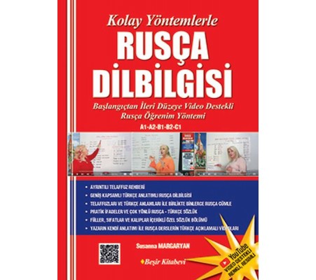 Kolay Yöntemlerle Rusça Dilbilgisi Renkli Resimli Video destekli Karekodlu Kolay Yöntemlerle Rusça Dilbilgisi Renkli Resimli Video destekli Karekodlu