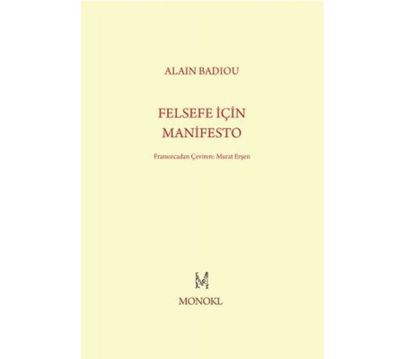 Felsefe İçin Manifesto Felsefe İçin Manifesto
