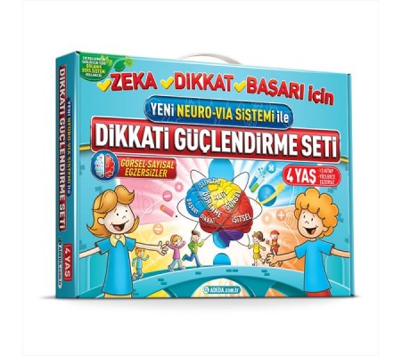 Dikkati Güçlendirme Seti - Anasınıfı - 4 Yaş Neuro Via