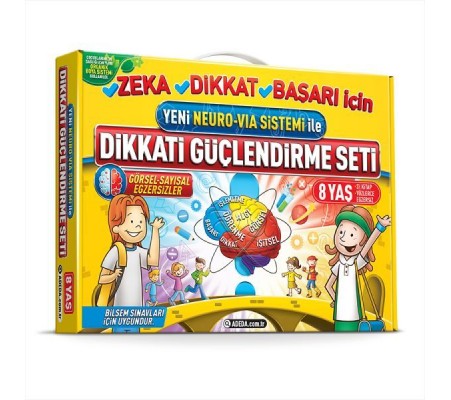 Dikkati Güçlendirme Seti  2. Sınıf – 8 yaş- Neuro-Via