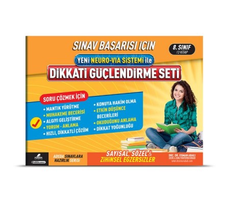 Dikkati Güçlendirme Seti 8. Sınıf 14 Yaş